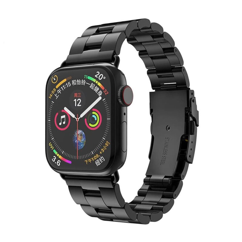 Curea Apple Watch 9 41mm Techsuit, negru, W036