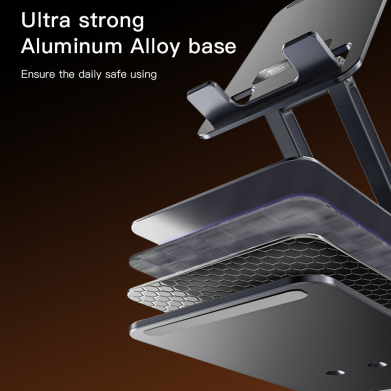 Suport tableta/telefon birou, aluminiu Yesido C184, gri