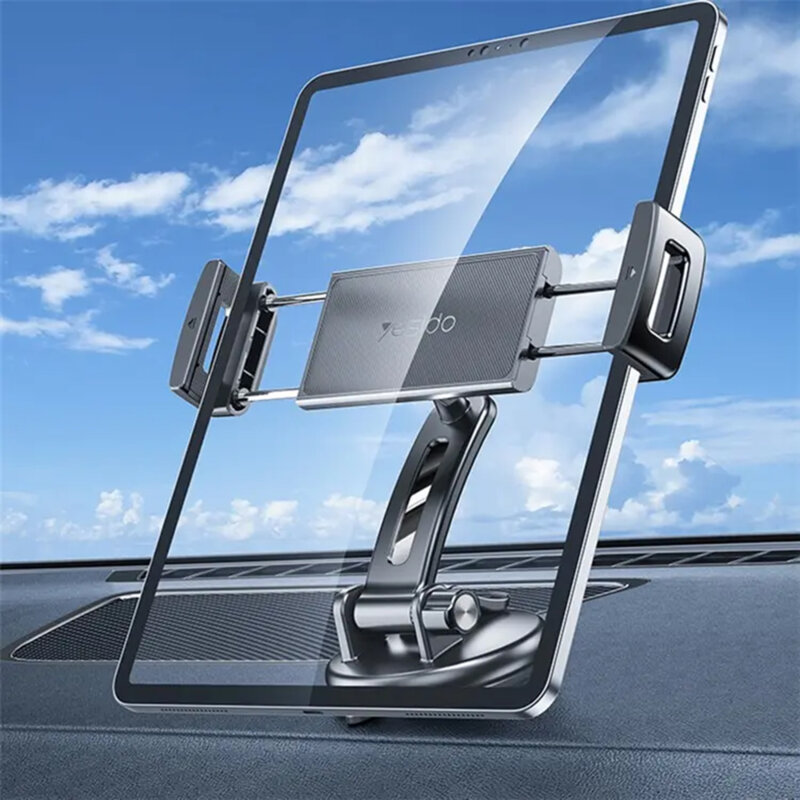 Suport auto telefon/tableta cu ventuza Yesido C171, negru