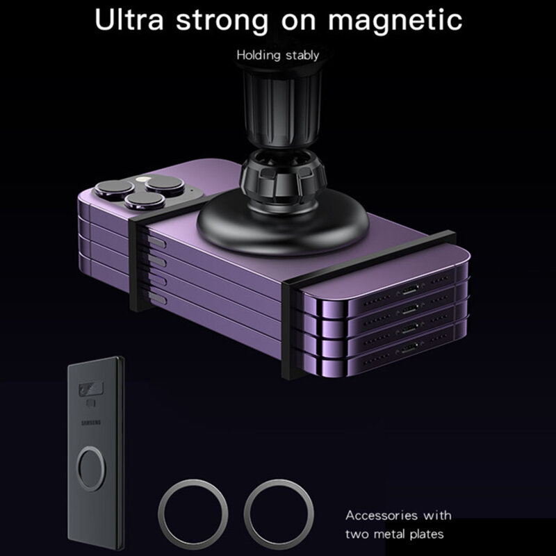 Suport telefon auto grila ventilatie Yesido C156, negru