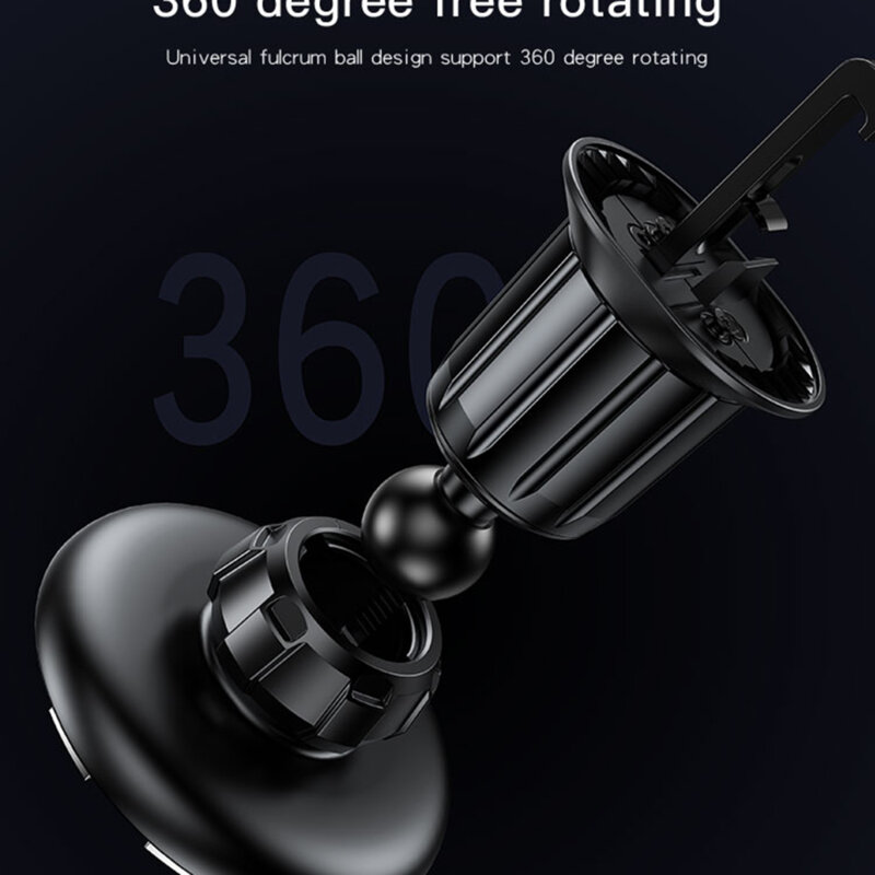 Suport telefon auto grila ventilatie Yesido C156, negru