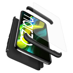 [Pachet 360°] Husa + folie Realme Narzo 50 GKK Original, negru