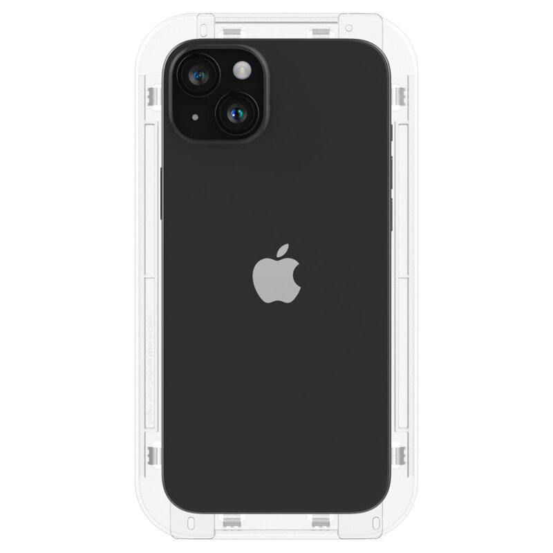 Folie iPhone 15 Plus Spigen Glas.tR EZ Fit, transparenta