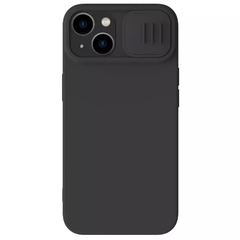 Husa iPhone 15 Plus Nillkin CamShield Silky MagSafe, negru