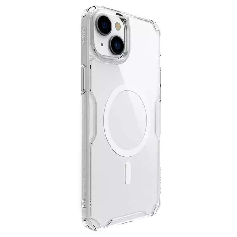 Husa iPhone 15 Plus Nillkin Nature MagSafe, transparenta
