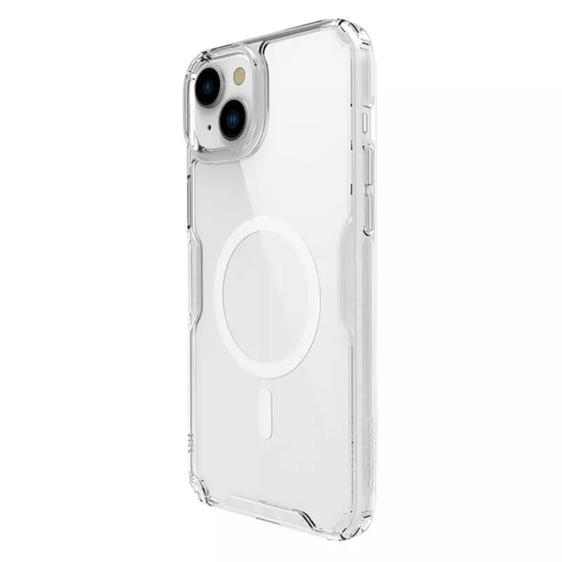 Husa iPhone 15 Plus Nillkin Nature MagSafe, transparenta