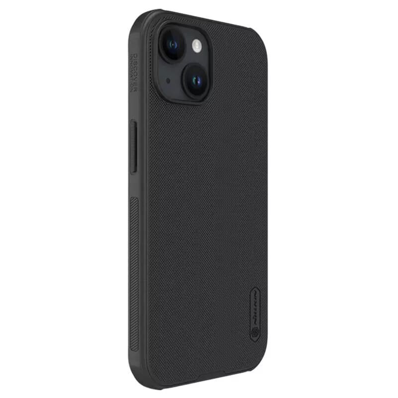 Husa iPhone 15 Nillkin Super Frosted Shield, negru