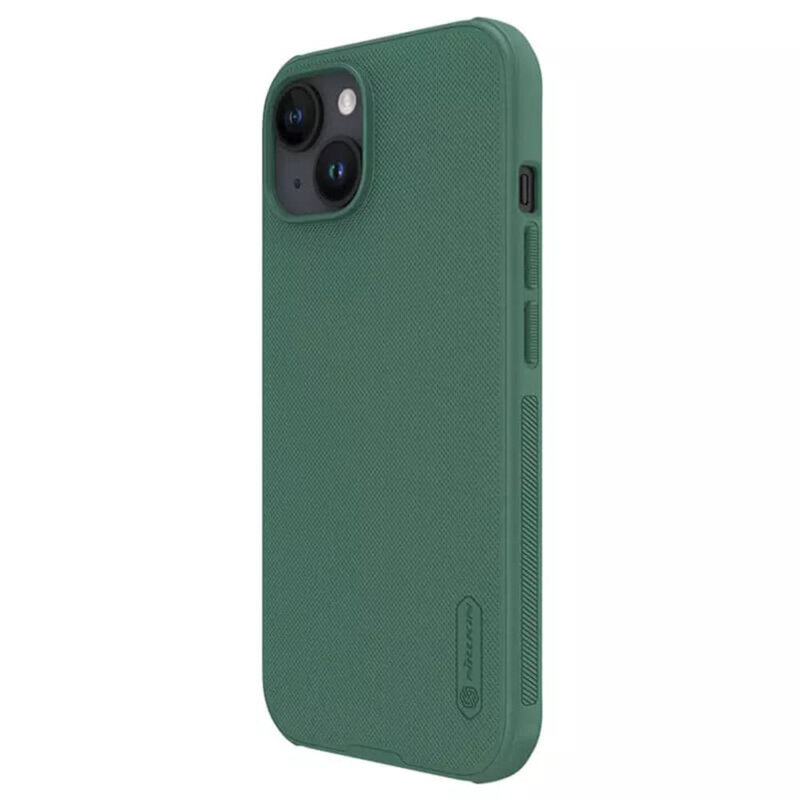 Husa iPhone 15 Plus Nillkin Super Frosted Shield, verde
