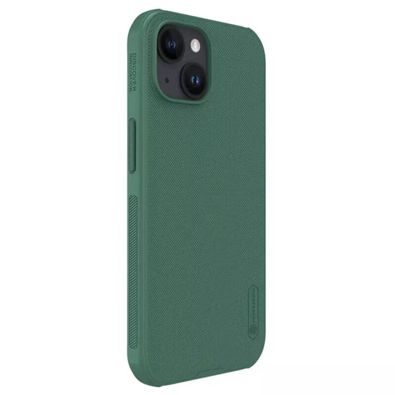Husa iPhone 15 Plus Nillkin Super Frosted Shield, verde