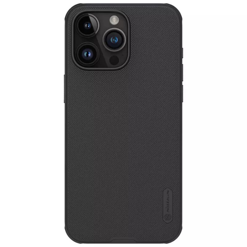 Husa iPhone 15 Pro Max Nillkin Super Frosted Shield Pro, negru