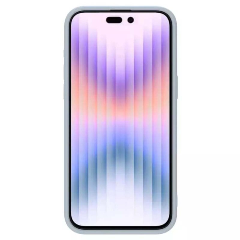 Husa iPhone 15 Pro Nillkin CamShield Silky MagSafe, albastru