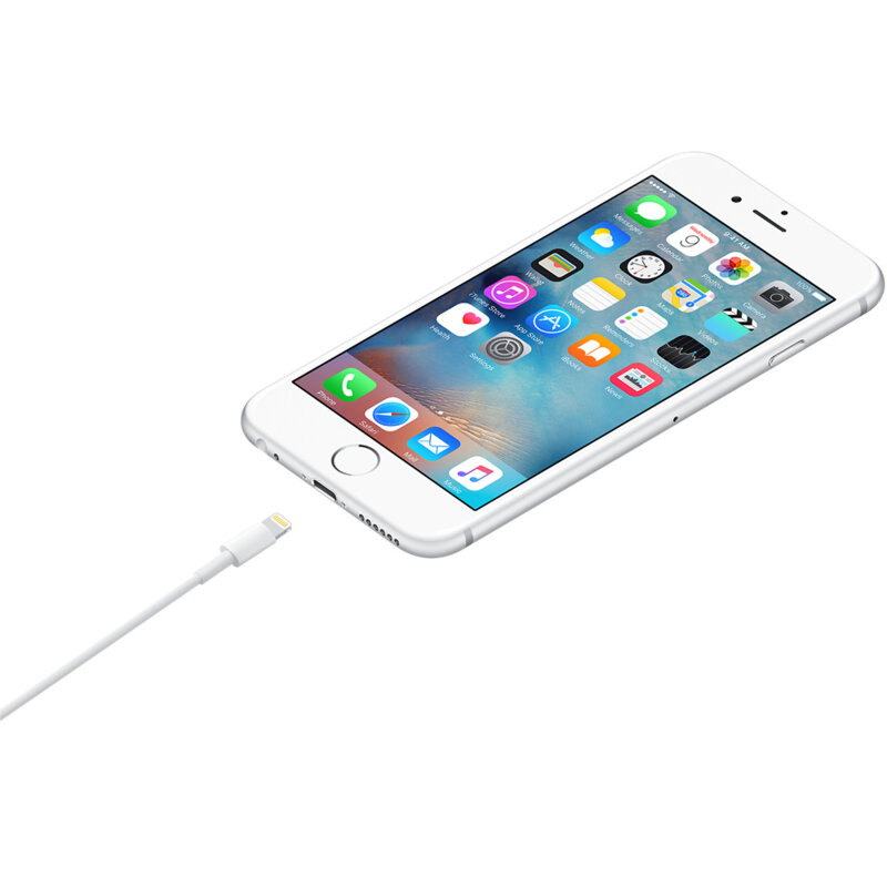Cablu de date Apple iPhone A1480 USB la Lightning, 1m, MXLY2ZM/A, blister