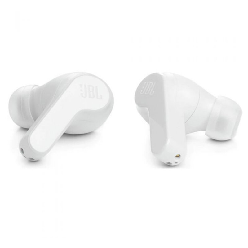 Casti in-ear Bluetooth cu microfon TWS JBL Wave 200, alb