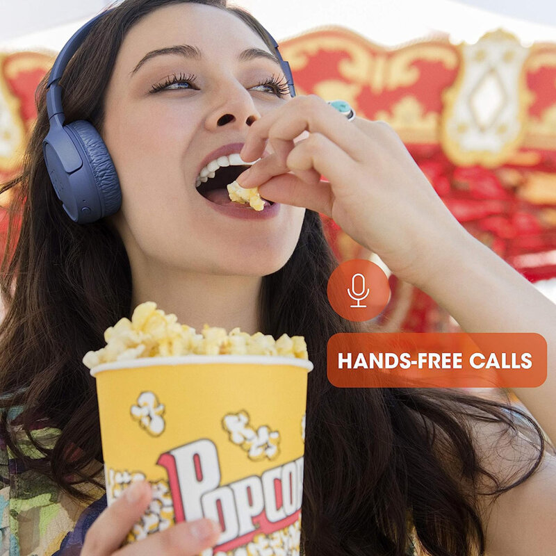 Casti wireless pliabile cu microfon JBL Tune 510, negru