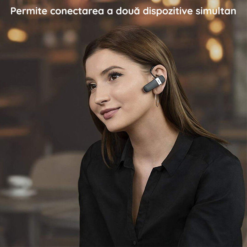 Casca telefon Bluetooth profesionala Jabra Talk 15 SE, negru