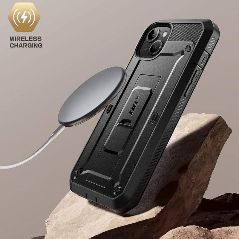 Husa iPhone 15 Plus Supcase Unicorn Beetle Pro, negru