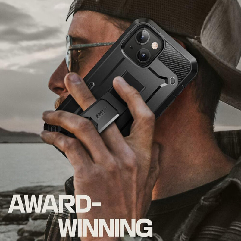 Husa iPhone 15 Plus Supcase Unicorn Beetle Pro, negru