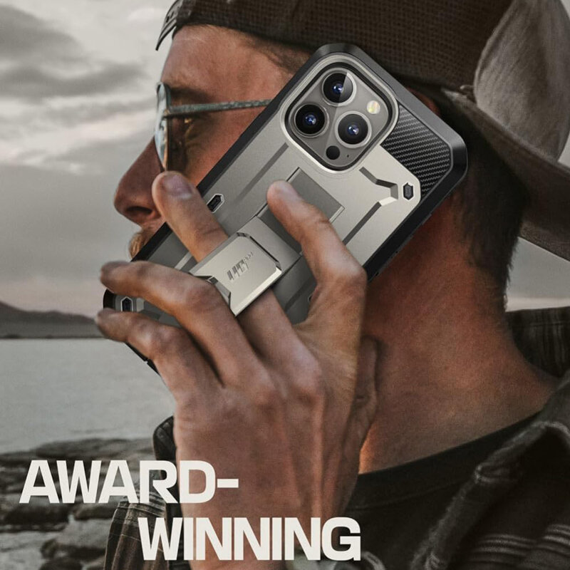 Husa iPhone 15 Pro Max Supcase Unicorn Beetle Pro, gri