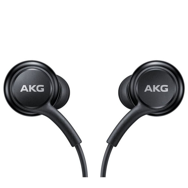 Casti in-ear Samsung AKG, Type-C, microfon, negru, bulk, EO-IC100BBEGEU