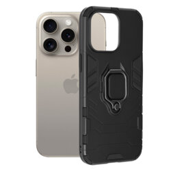 Husa iPhone 15 Pro Max Techsuit Silicone Shield, negru