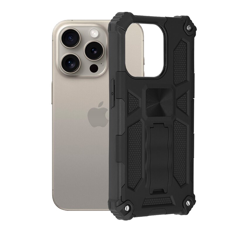 Husa iPhone 15 Pro Max Techsuit Blazor, negru