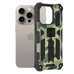 Husa iPhone 15 Pro Max Techsuit Blazor, camuflaj