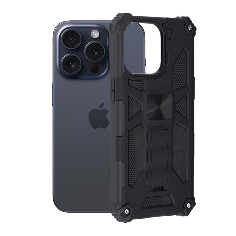Husa iPhone 15 Pro Techsuit Blazor, negru