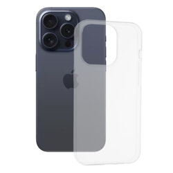 Husa iPhone 15 Pro Techsuit Clear Silicone, transparenta