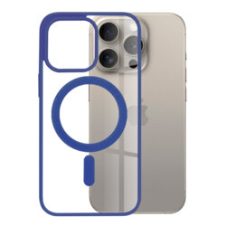 Husa iPhone 15 Pro Max Techsuit MagSafe, albastru