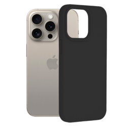 Husa iPhone 15 Pro Max Techsuit Soft Edge Silicone, negru