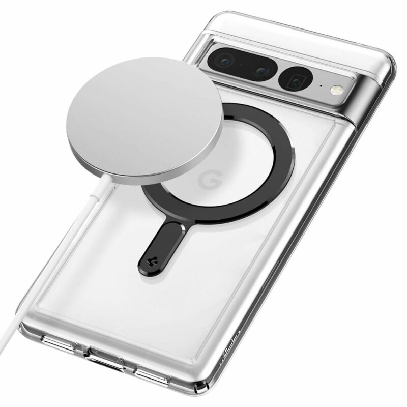 Inel husa adaptor MagSafe Spigen OneTap Ring Plate, negru