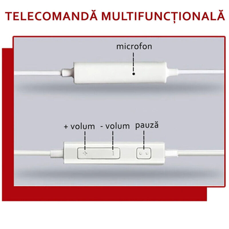 Casti in-ear Samsung, microfon, Jack 3.5mm, negru, bulk, EHS64AVFBE