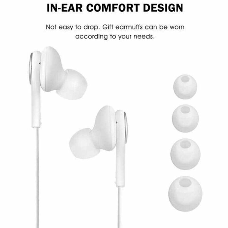 Casti in-ear originale Samsung AKG, microfon, Jack 3.5mm, alb, bulk, EO-IG955