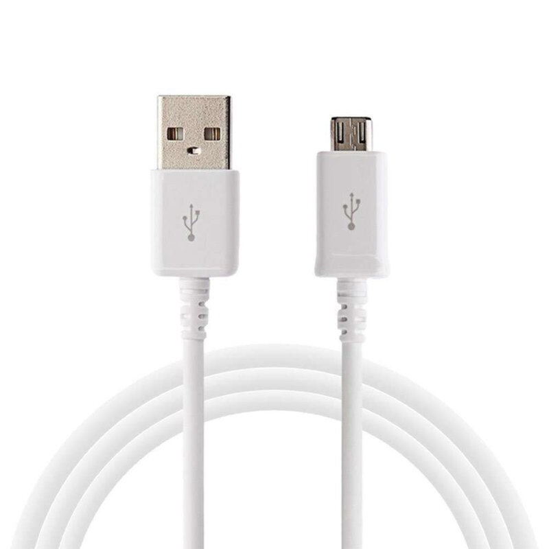 Cablu de date Samsung Micro-USB, 1m, alb, bulk, ECB-DU4AWE