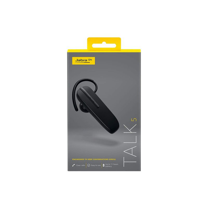 Casca telefon Bluetooth Jabra Talk 5, negru, 100-92046900-60