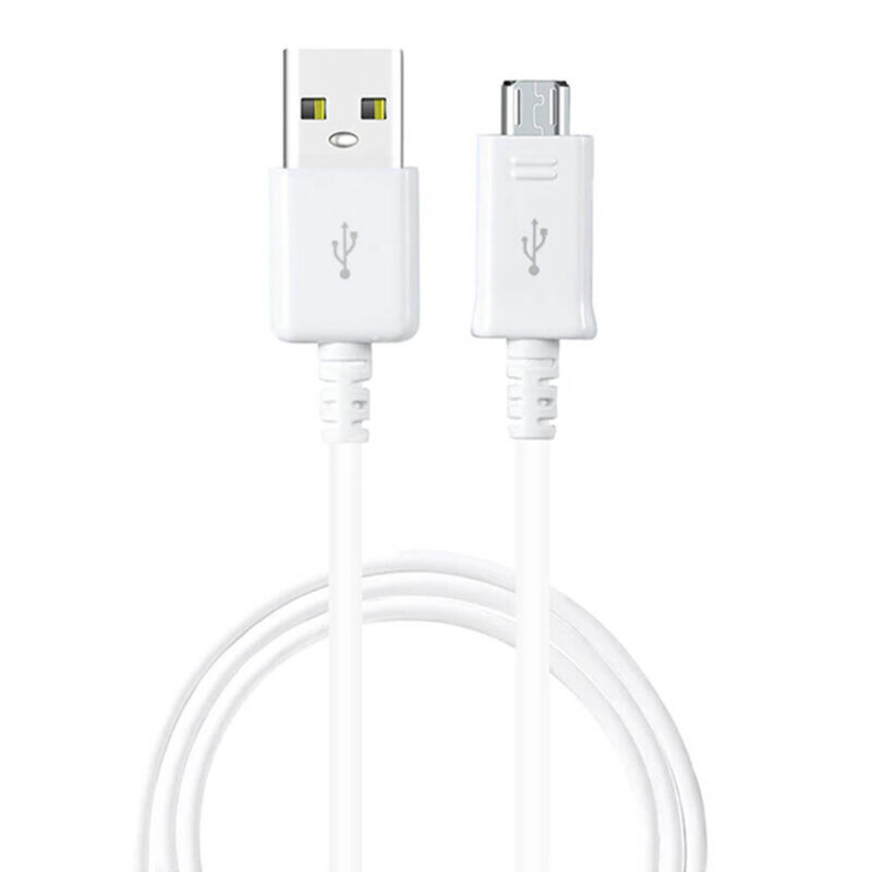 Cablu de date Samsung Micro-USB, 1.5m, 2A, alb, bulk, ECB-DU4EWE