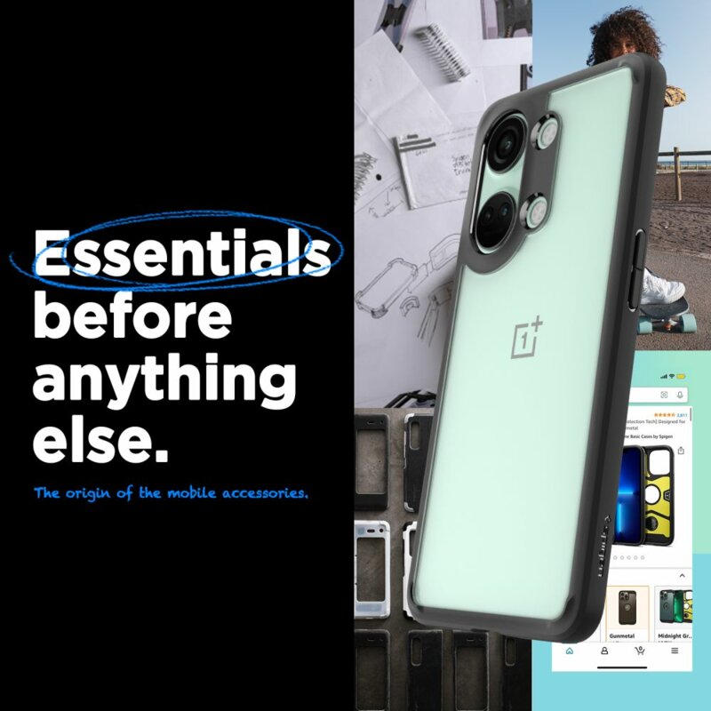 Husa OnePlus Nord 3 Spigen Ultra Hybrid, negru