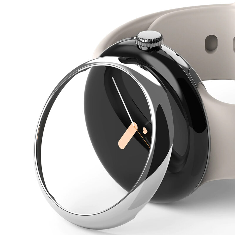 Rama Google Pixel Watch 2 Ringke Bezel Styling, Stainless Silver
