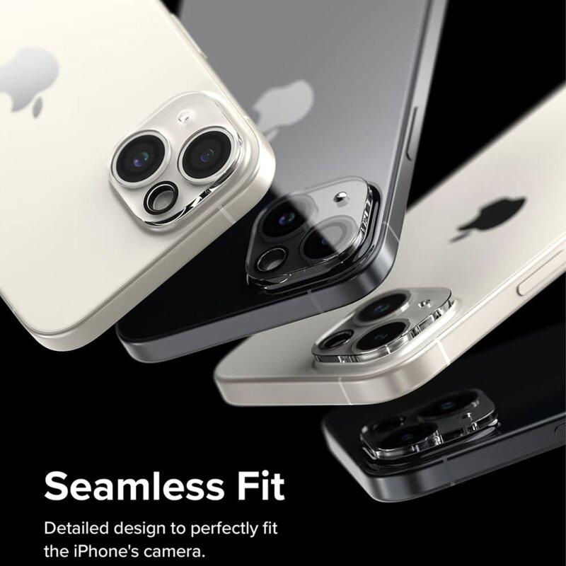 [Pachet 2x] Folie sticla camera iPhone 15 Ringke Camera Protector, transparenta
