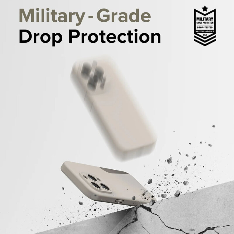 Husa iPhone 15 Pro Ringke Silicone Magnetic MagSafe, verde