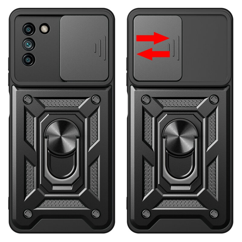 Husa Nokia G22 protectie camera Techsuit CamShield Series, negru