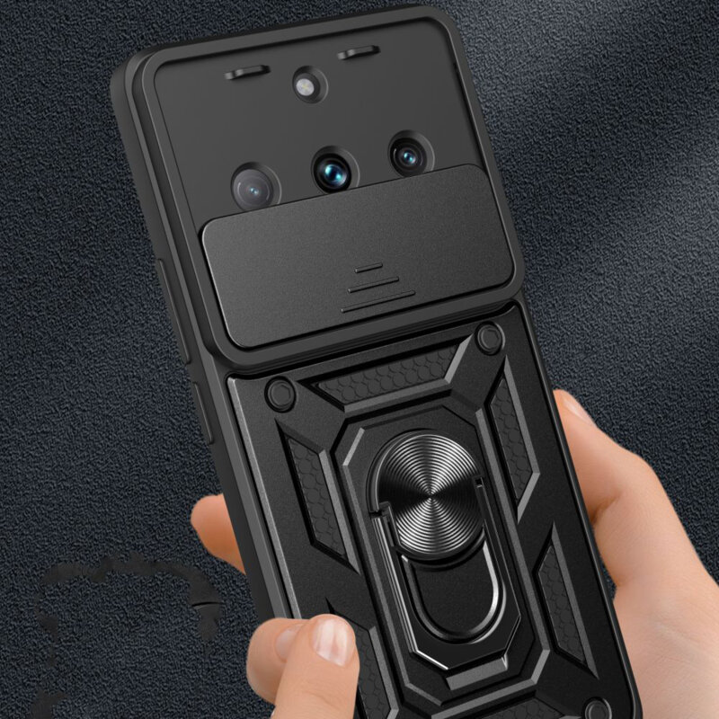 Husa Realme 11 protectie camera Techsuit CamShield Series, negru