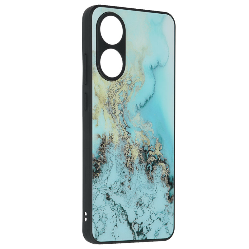 Husa Oppo A78 4G Techsuit Glaze, Blue Ocean