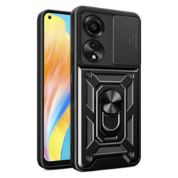 Husa Oppo A78 4G protectie camera Techsuit CamShield Series, negru