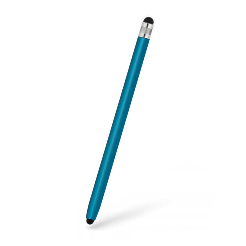 Stylus pen Techsuit, 2in1 universal, Android, iOS, aluminiu, bleu, JC01