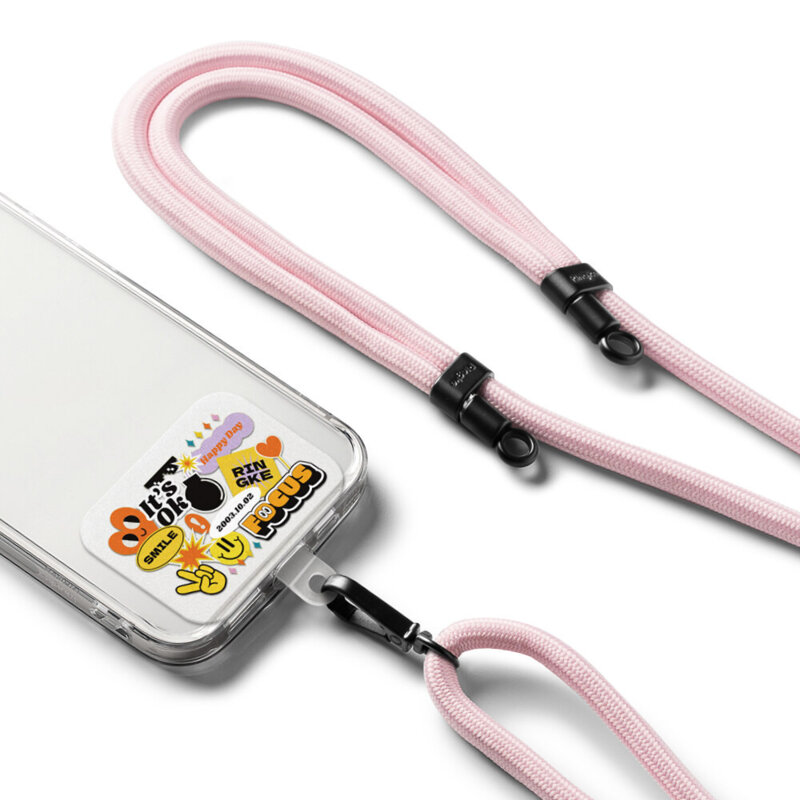 Snur pentru telefon Ringke Holder Link Strap Focus, roz