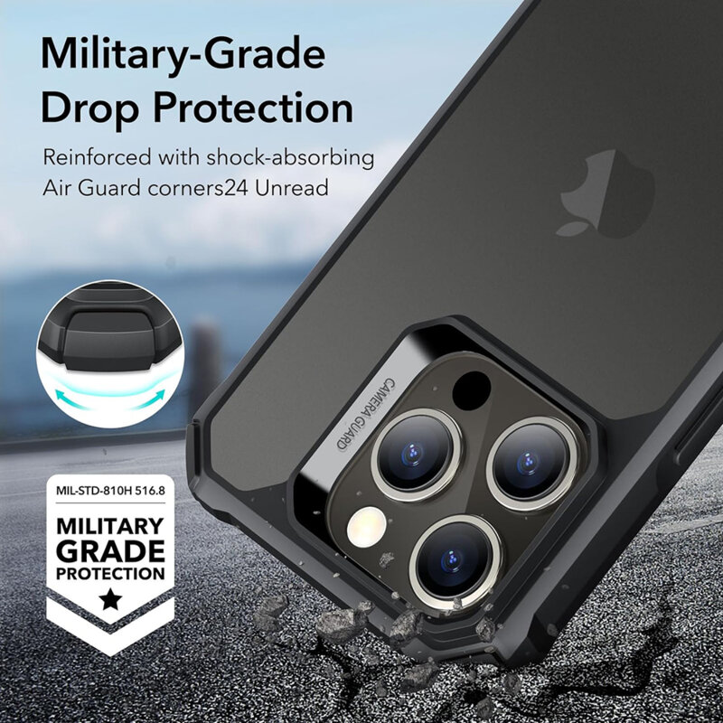 Husa iPhone 15 Pro Max ESR Air Armor, negru