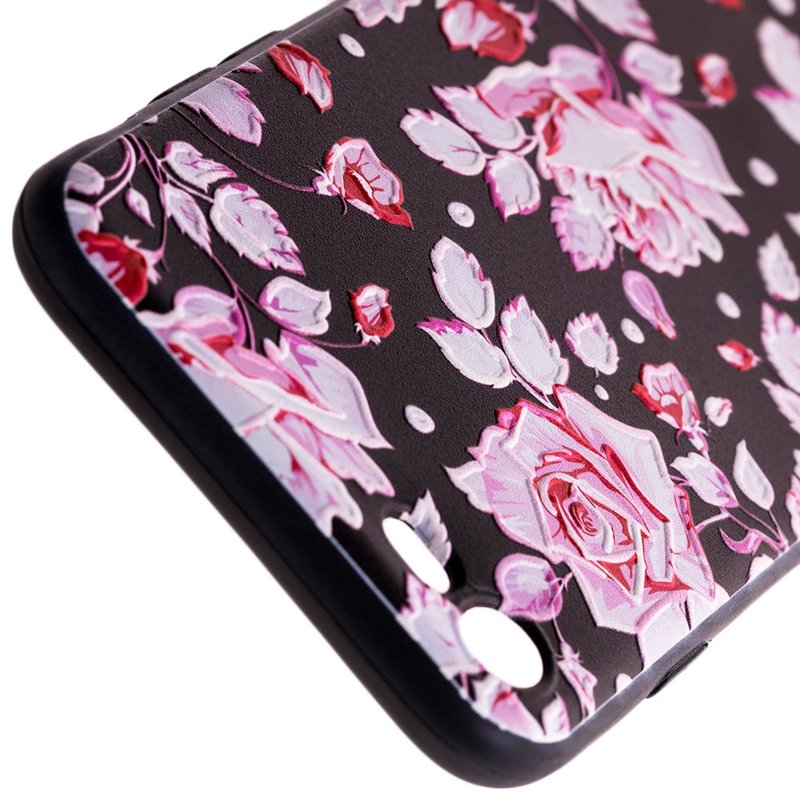 Husa iPhone 8 TPU - Pink Roses