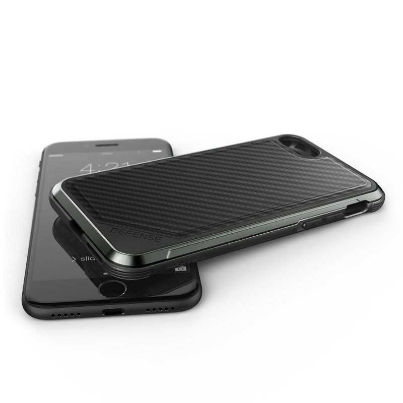Husa Apple iPhone 8 X-Doria Defense Lux - Black Carbon