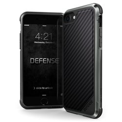 Husa Apple iPhone 8 X-Doria Defense Lux - Black Carbon